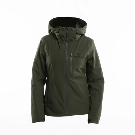EQUIDRY Girl's Iris Waterproof Riding Jacket #colour_green