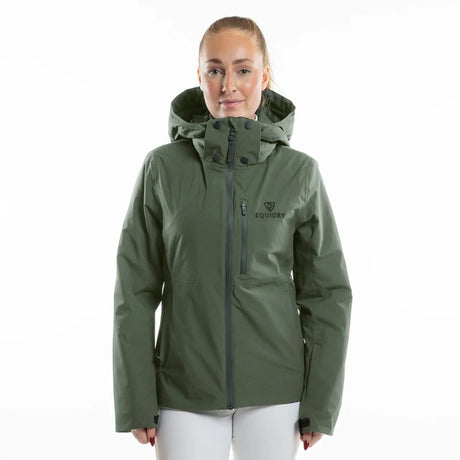 EQUIDRY Women's Iris Waterproof Riding Jacket #colour_green