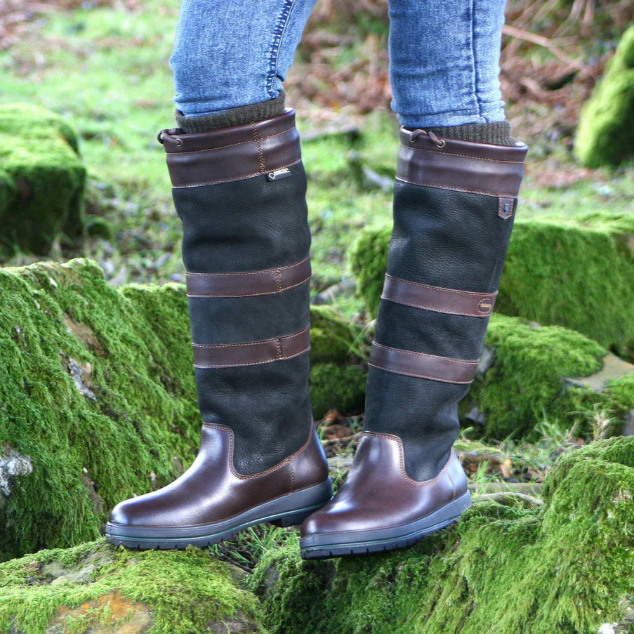 Dubarry Unisex Galway Country Boot #Colour_black-brown