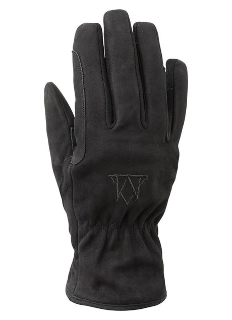 Mountain Horse Leather Glove Fleece Lined #colour_black