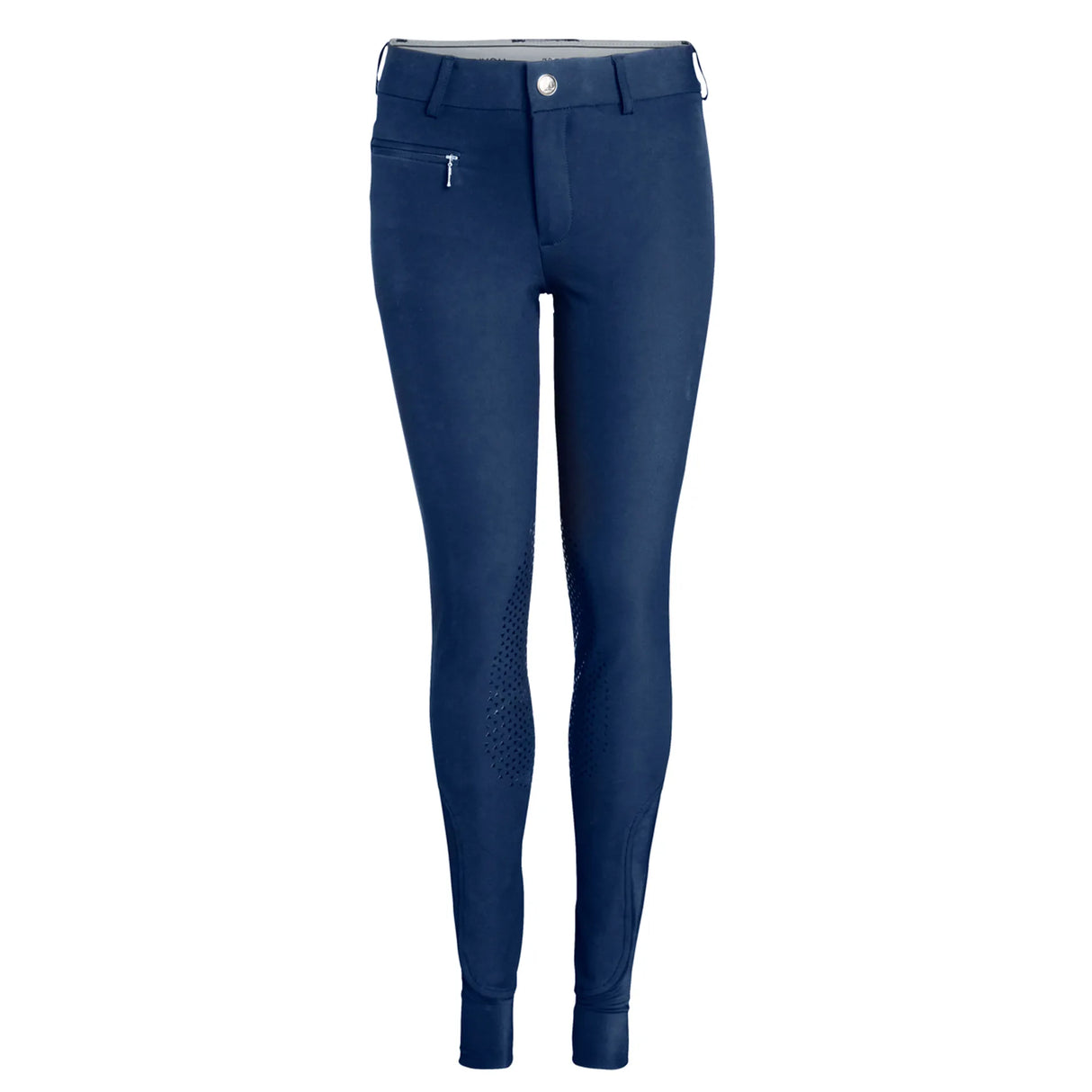 Mountain Horse Children's Crown Knee Grip Breeches #colour_navy