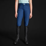 Mountain Horse Children's Crown Knee Grip Breeches #colour_navy