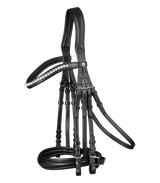 Waldhausen X-Line Supersoft Double Bridle #colour_black