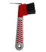 Waldhausen Grippy Hoof Pick Brush #colour_red-grey