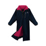 EQUIDRY Women's Thick Fleece Evolution Stowaway Hood #colour_navy-raspberry