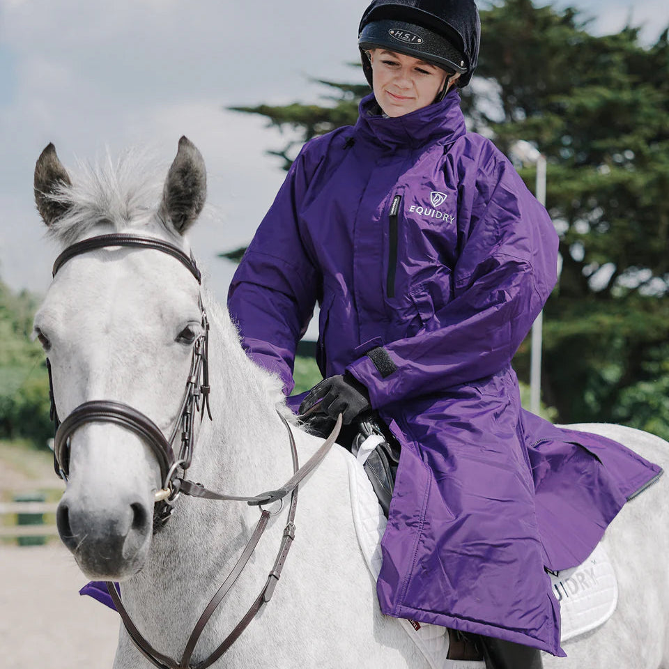 EQUIDRY Women's Thin Fleece Evolution #colour_purple