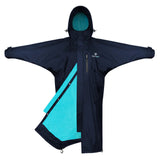 EQUIDRY Children's Thin Fleece Evolution #colour_navy-turquoise