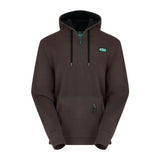 Ridgeline Ballistic Long Sleeved Fleece Hoodie #colour_bark