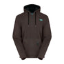 Ridgeline Ballistic Long Sleeved Fleece Hoodie #colour_bark
