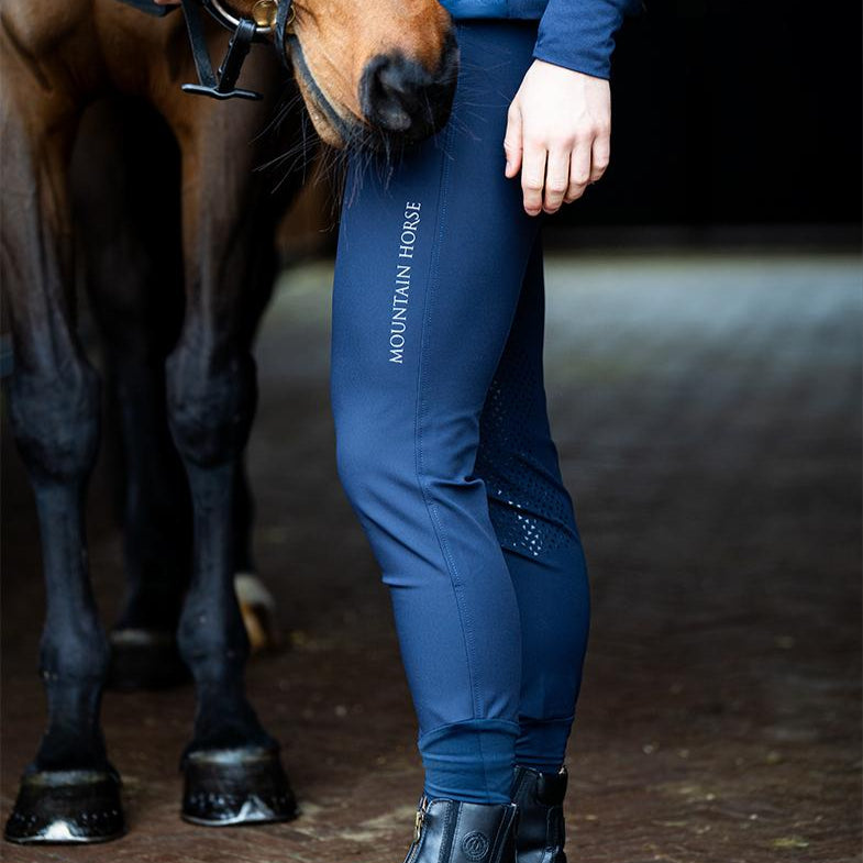 Mountain Horse Robin Men's Knee Grip Breeches #colour_navy