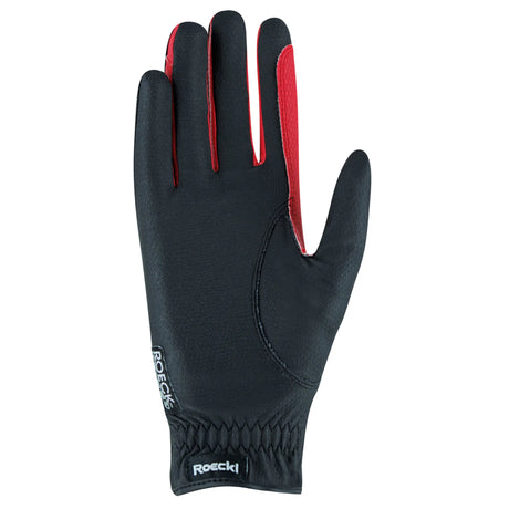 Roeckl Malta Riding Gloves #colour_black-red