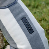 Horseware Ireland Newmarket Dog Fleece #colour_whitney-charcoal
