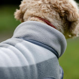 Horseware Ireland Newmarket Dog Fleece #colour_whitney-charcoal