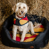 Horseware Ireland Newmarket Dog Bed #colour_whitney-gold