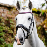 Horseware Ireland Diamante Flash Bridle #colour_black-pink