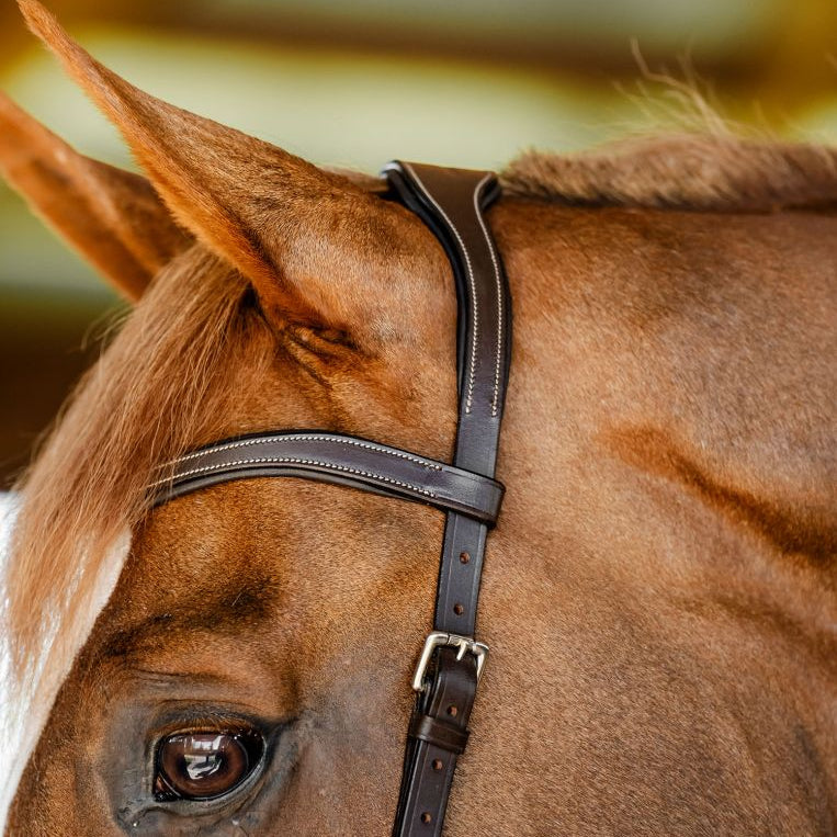 Horseware Micklem Competition Bridle #colour_dark-havana