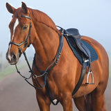 Horseware Ireland Micklem Breastplate with Martingale #colour_black