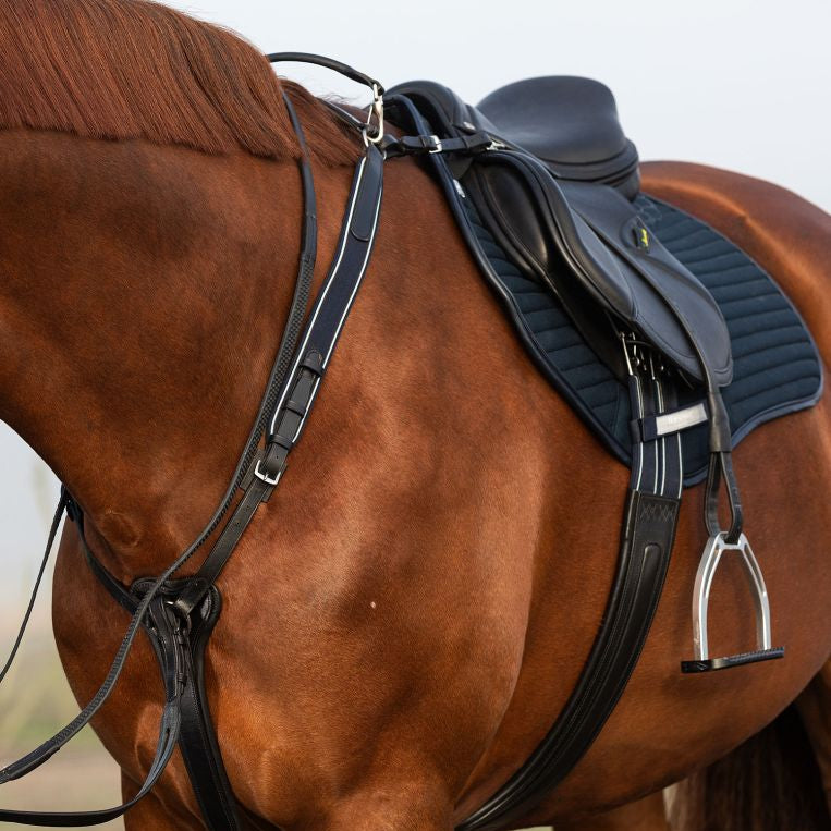 Horseware Ireland Micklem Breastplate with Martingale #colour_brown