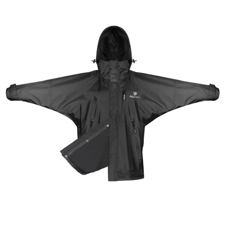 EQUIDRY Women's Shortie Mesh Lining Mac #colour_black