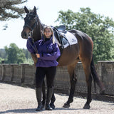 EQUIDRY Women's Shortie Mesh Lining Mac #colour_purple