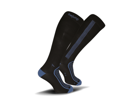 Freejump High Socks #Colour_black-blue