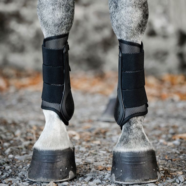 Horseware Ireland Pro Bamboo Brushing Boots #colour_black-black