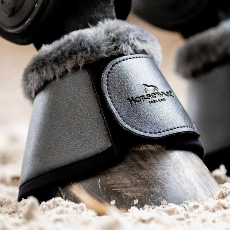 Horseware Ireland Pro Bamboo Overreach Boots #colour_black-black