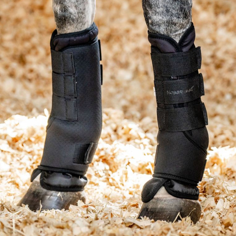 Horseware Ireland Pro Bamboo Stable Boots #colour_black-black