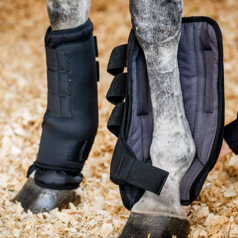 Horseware Ireland Pro Bamboo Stable Boots #colour_black-black