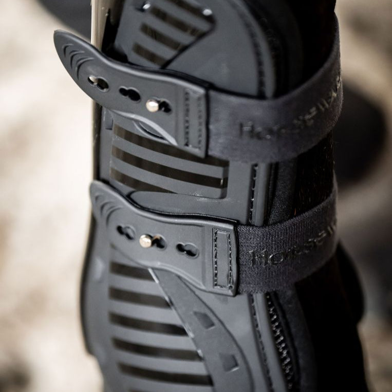 Horseware Ireland Pro Bamboo Tendon Boots #colour_black-black