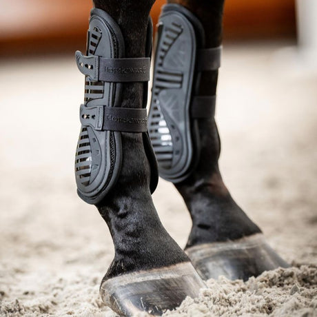 Horseware Ireland Pro Bamboo Tendon Boots #colour_black-black