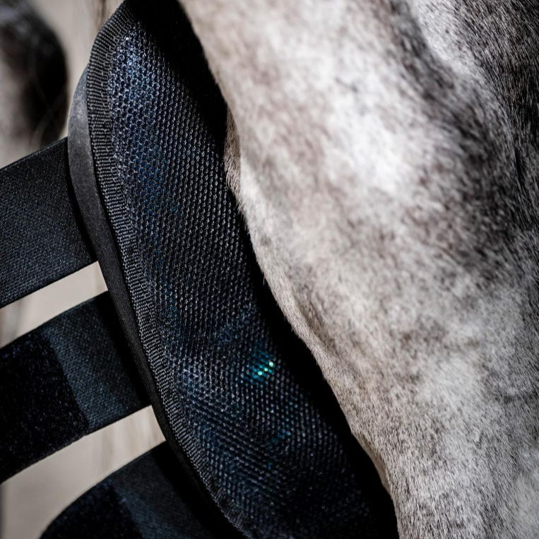 Horseware Ireland Ice Gel Hock Boots #colour_black-black