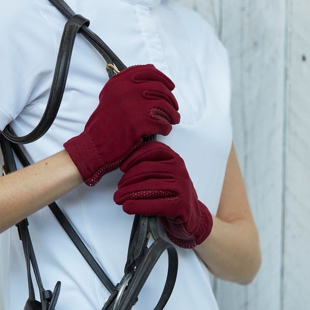 Toggi Unisex Fontwell Everyday Gloves #colour_pomegranate