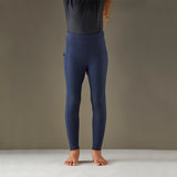 Toggi Define Children's Knitted Riding Tights #colour_navy