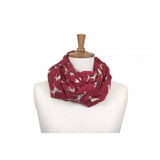 Toggi Whisby Printed Scarf #colour_pomegranate-dog-print