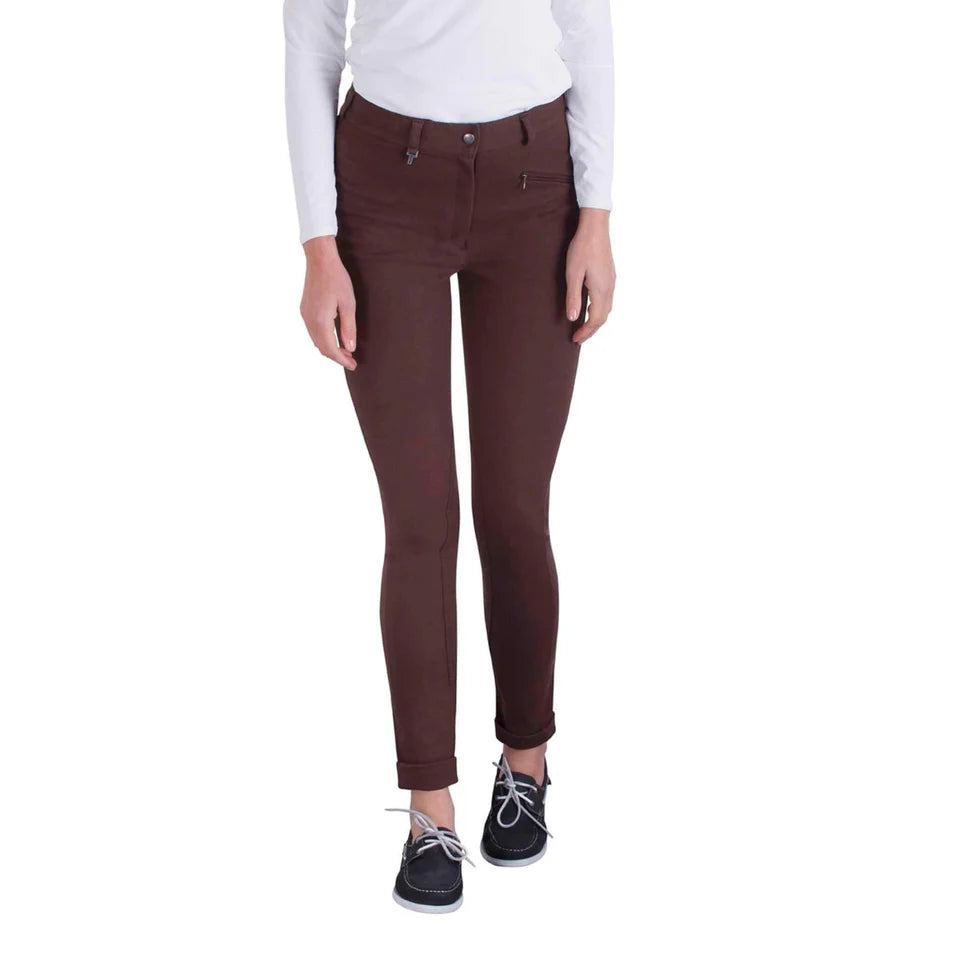Toggi Fenton Regular Jodhpurs #colour_chocolate