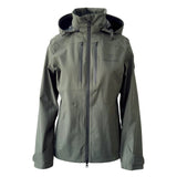 EQUIDRY Girl's Varsha Jacket  #colour_black-forest-green