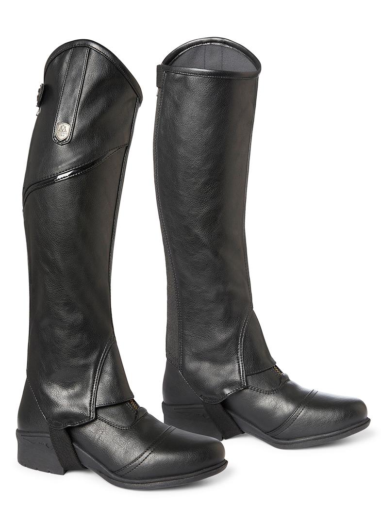 Mountain Horse Veganza Lady Half Chaps #colour_black