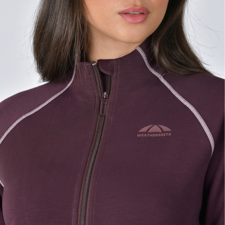 Weatherbeeta Ladies Copper Performance Jacket #colour_mulberry
