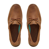 Chatham Deck II G2 Premium Leather Boat Shoes #colour_walnut