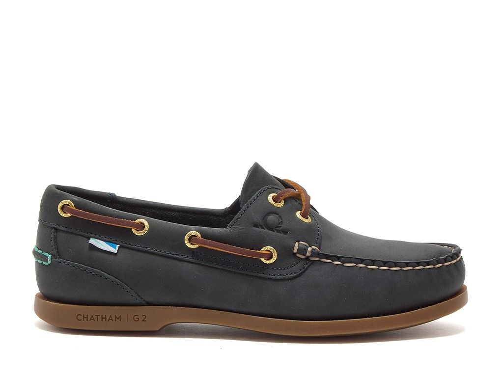 Chatham Deck Lady II G2 Boat Shoes #colour_blue