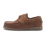 Chatham Henry Kids Nubuck Boat Shoes#colour_tan
