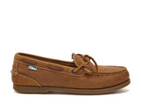 Chatham Ladies Olivia G2 Premium Nubuck Slip On Deck Shoes #colour_walnut