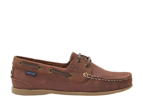 Chatham Penang Leather Boat Shoes #colour_burgundy