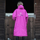 EQUIDRY Women's Thick Fleece Evolution Fixed Hood #colour_fuchsia-pink