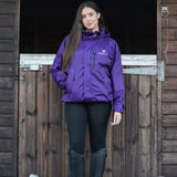 EQUIDRY Women's Thin Fleece Shortie #colour_purple
