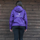EQUIDRY Women's Thin Fleece Shortie #colour_purple