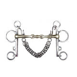 HKM Pelham Port Mouth Argentan Bit