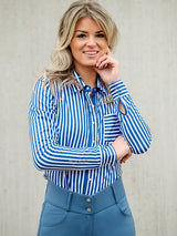 스웨덴 캐시디 매직 셔츠의 추신 - 로얄 블루