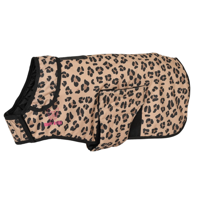 Shires Digby & Fox Leopard Print Dog Coat #colour_leopard-print